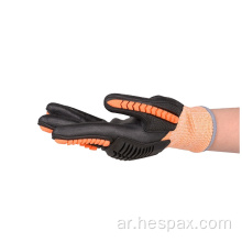 Hespax Work Gloves Wholesale Nitrile Anti Caured Impact